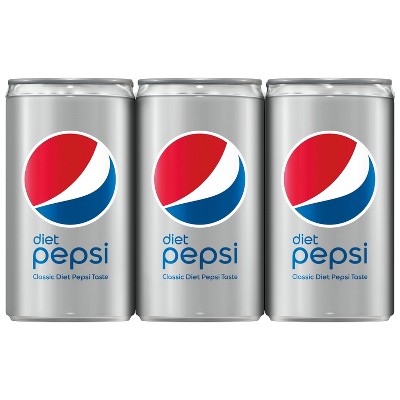 Diet Pepsi Cola Soda- 6pk / 7.5 fl oz Mini-Cans