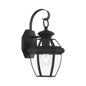 Livex Lighting Monterey 1 - Light Wall Light in  Black - 1 of 2