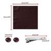 Allegra K Men's Polka Dots Business Wedding Pocket Square Clip Cufflinks Necktie Sets - 3 of 4