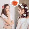 Unique Bargains Durable Versatile Chiffon  Artificial Flowers for Graduation Headbands 12 Pcs - 3 of 4