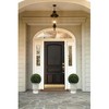 Artificial Plant Topiary Ball, Ball Topiary in Square Pot for Home Office Outdoor and Indoor Decor Porch Plants - 3 of 4