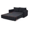 NicBex Couches for Living Room 3-Seater Sofa 3 in 1 Pull Out Couch Bed Comfy Teddy Upholstered Sofa with Chaise for Bedroom - 4 of 4