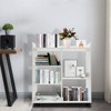 YIYIBYUS Mobile Filing Cabinet, Storage Shelf, Book Stand, White - 3 of 4