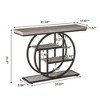 NicBex 31.49" H 4-Tier Console Table with Open Storage Shelves Sofa Table for Entryway Living Room - 3 of 4
