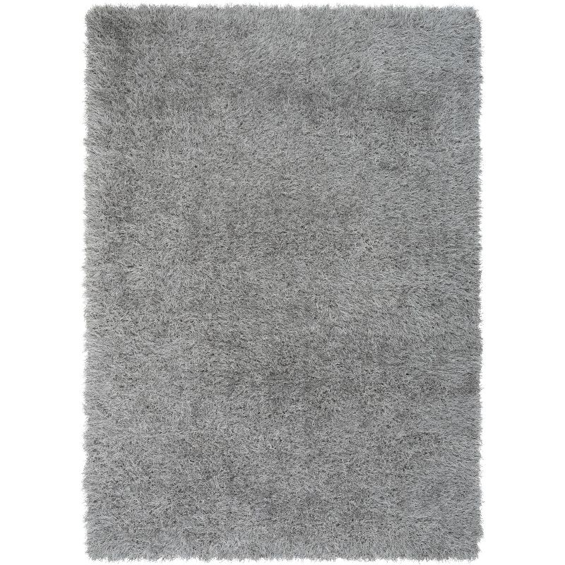 Well Woven Chie Kuki Collection Ultra Soft Two-Tone Long Floppy Pile Area Rug, 1 of 9