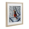 Stupell Industries Winter Cool Cardinal Framed Print Under Glass Art - 2 of 4