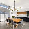 KAISITE 12-Light Mid-Century Sputnik Chandelier in Brushed Brass, A Dazzling Centerpiece for Grand Spaces - 3 of 4