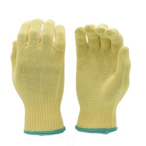 G & F Products Cut Resistant Kevlar Knit Gloves Medium Yellow (1678M) - 1 of 4