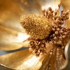 Artificial Gold Magnolia Stem Gold 22.5"H - 2 of 2