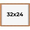 PosterPalooza | Classic Brown Picture Frame - UV Acrylic, Backing Board, Hanging Hardware Included - 2 of 4