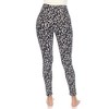 Super Soft Leopard Printed Leggings - White Mark - 3 of 4