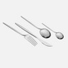 DOMETOUR 24Pcs Flatware for 6 People, Stainless Steel Cutlery Utensil Kitchen Silver - 4 of 4