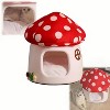 Comfortable Mushroom Cat House - Warm Pet Bed for All Seasons, Semi-enclosed, Classic Style, Easy Assembly, Suitable for all cats - 4 of 4