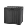 FURNIinspire Deck Boxes Outdoor Storage Box, Outdoor Deck Storage Box, Lockable Patio And Garden Furniture Container, Weather-Resistant Deck Box - 3 of 4