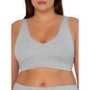 Smart & Sexy Women's Comfort Cotton Plunge Bralette - 3 of 4