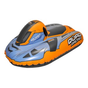 Snowmobile Winter Snow Sled by CocoNut Outdoor, Jumbo 50" Ride-On Inflatable Tube - 1 of 4
