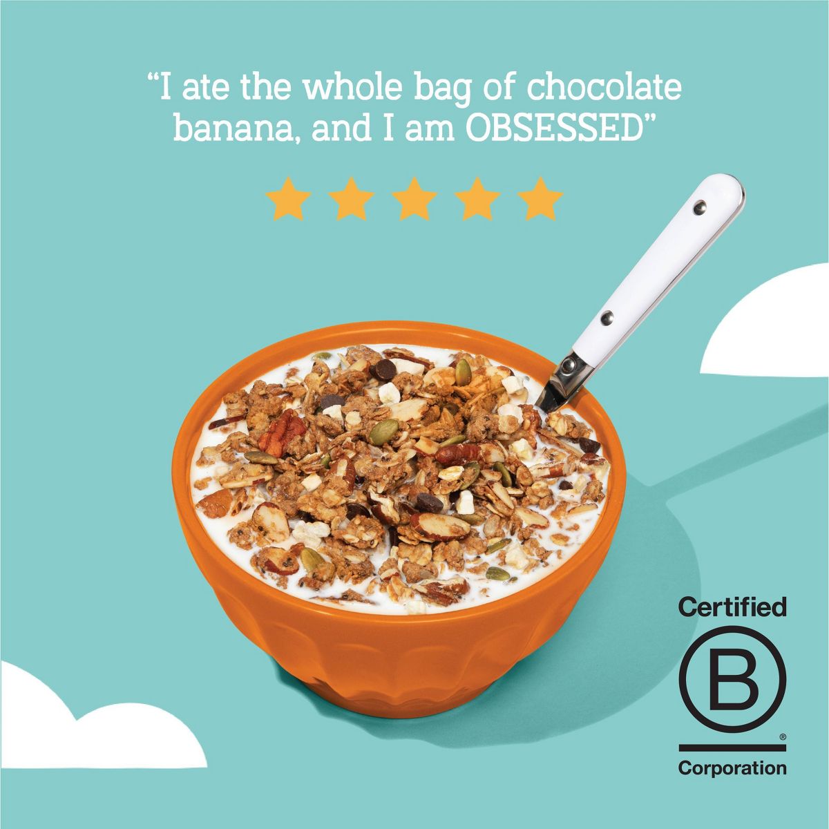 Seven Sundays Peanut Butter Chocolate Banana Granola - 8oz - thumbnail 4