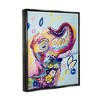 Stupell Industries Floral Pattern Fun Elephant Framed Canvas - 3 of 3
