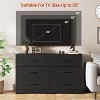 Garvee 6-Drawer Dresser for Bedroom, Modern Closet Dressers Chest of Drawers with Metal Handle,Black - 4 of 4