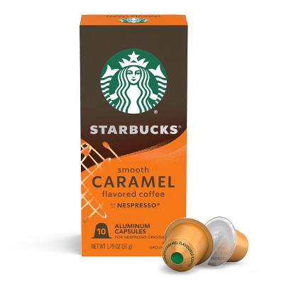  Starbucks Caramel Flavored Coffee Capsules Compatible