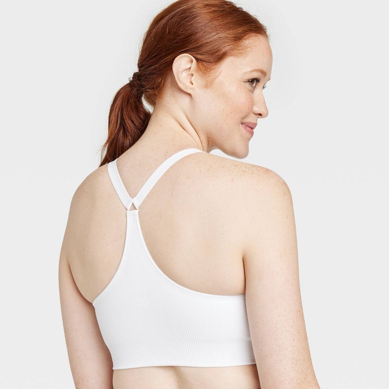 Women's Seamless Medium Support Cami  Sports Bra - All In Motion™, 6 of 7