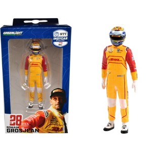 "NTT IndyCar Series" #28 Romain Grosjean Driver Figure "DHL - Andretti Autosport" for 1/18 Scale Models by Greenlight - 1 of 3