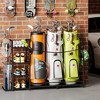MOEPISY Golf bag stand for Golf Bag Accessories, Golf Bag Storage Organizer Fits 3 Bags for Garage Organization - 2 of 4