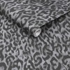 Nicole Miller Laid Back Leopard Black Peel & Stick Wallpaper - image 3 of 3