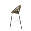 PAGED Outdoor Dining Chairs Set of 2 Stylish Patio Chairs with Matte Crackle Finish for Backyard, Garden - 4 of 4