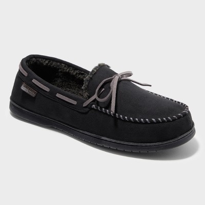 mens black loafer slippers