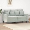 vidaXL Sofa Chair Upholstered Single Sofa Armchair for Living Room Velvet - 2 of 4