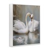 Stupell Industries Kissing Swans on Pond Framed Giclee Art - 2 of 4