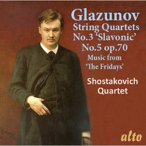 Shostakovich Quartet - Alexander Glazunov String Quartets No. 3 & 5; Music From "the Fridays" (CD) - 1 of 1