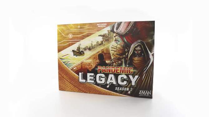 Zman Games Pandemic: Legacy Season 2 (Yellow Edition) Board Game, 2 of 8, play video