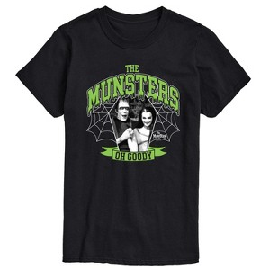 Men's - The Munsters - Oh Goody Spider Web Collegiate Short Sleeve Graphic T-Shirt - 1 of 4