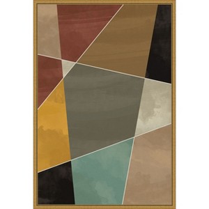 Amanti Art Geometric Jewels I  by Gary William Framed Canvas Wall Art - 1 of 4