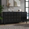 Sapphtopaz Wooden Decorative Storage Cabinet Sideboard Buffet Cabinet with Storage Pantry Cabinet for Entryway, Living Room - 4 of 4