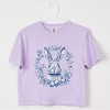 Simply Sage Market Blue Willow Bunny Boxy Crop Top - 3 of 4
