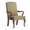 CAVINAS Jacquard Diamond Fabric Accent Chair with High Backrest,Gooseneck Armchair,Upholstered Living Room Chairs,Reading Chairs for Living Room - 2 of 4