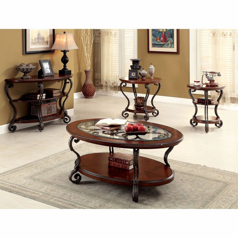 Telmin Open Shelf End Table Brown Cherry - HOMES: Inside + Out, 4 of 6