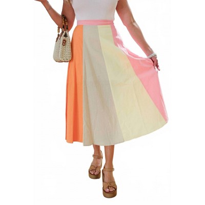 Women's Wo's Sorbet Colorblock Skirt - Strut & Bolt