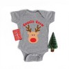 The Juniper Shop Cousin Crew Reindeer Baby Bodysuit - 2 of 3