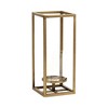 Cheung's Pembertale Tall Square Gold Metal Lantern - Small - 2 of 4