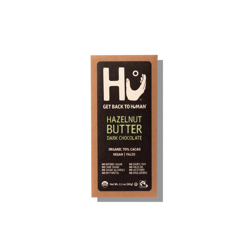 Hu Hazelnut Butter Dark Chocolate Candy - 2.1oz, 1 of 9