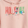 Women's - Trolls - Holly Jolly Troll Cooper Cropped Graphic Hoodie - 2 of 3