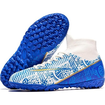 Probe Hues Boys and Girls Indoor Turf Soccer Shoes, Slip-on Cleats