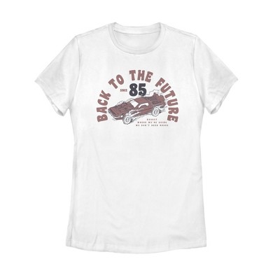 Women's Back to the Future Don't Need Roads T-Shirt