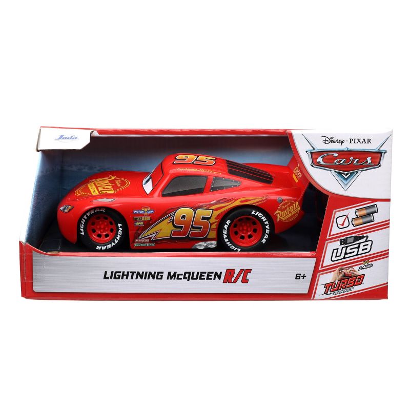 Cars Lightning McQueen RC 1:24 Scale Remote Control Car 2.4 Ghz, 4 of 8