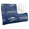Broward College Logo Pattern Silky Touch Blanket White 50x60 - 3 of 4