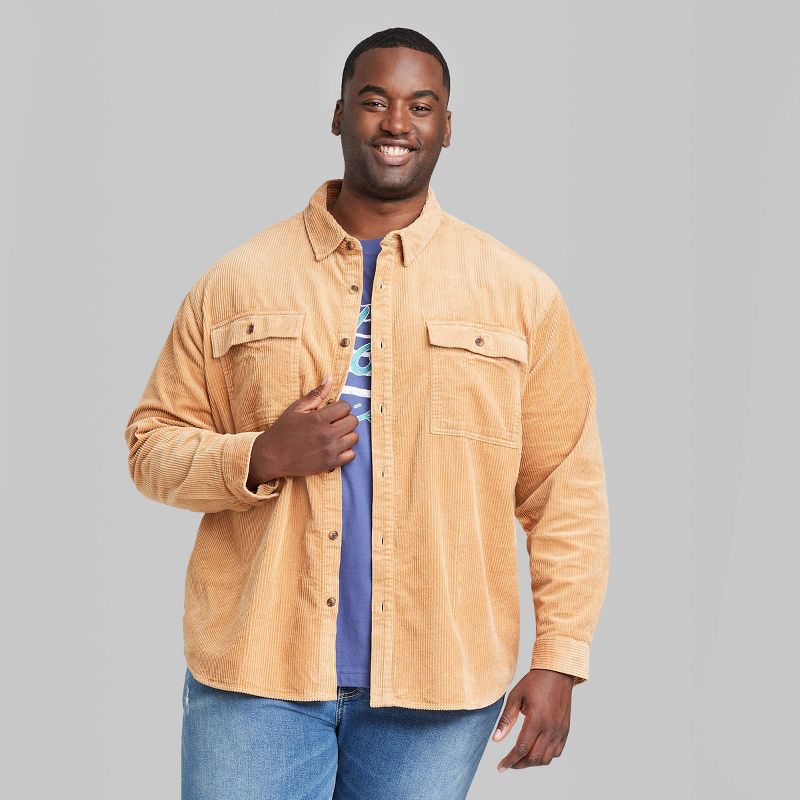 Men's Casual Fit Corduroy Button-Down Shirt - Original Use™, 2 of 4